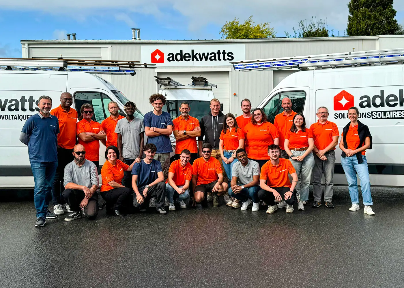 Equipe Adekwatts au complet